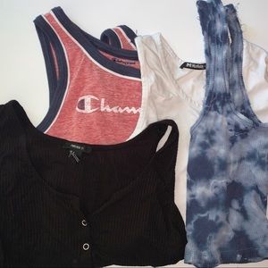 4 piece Cropped Tank Top Bundle